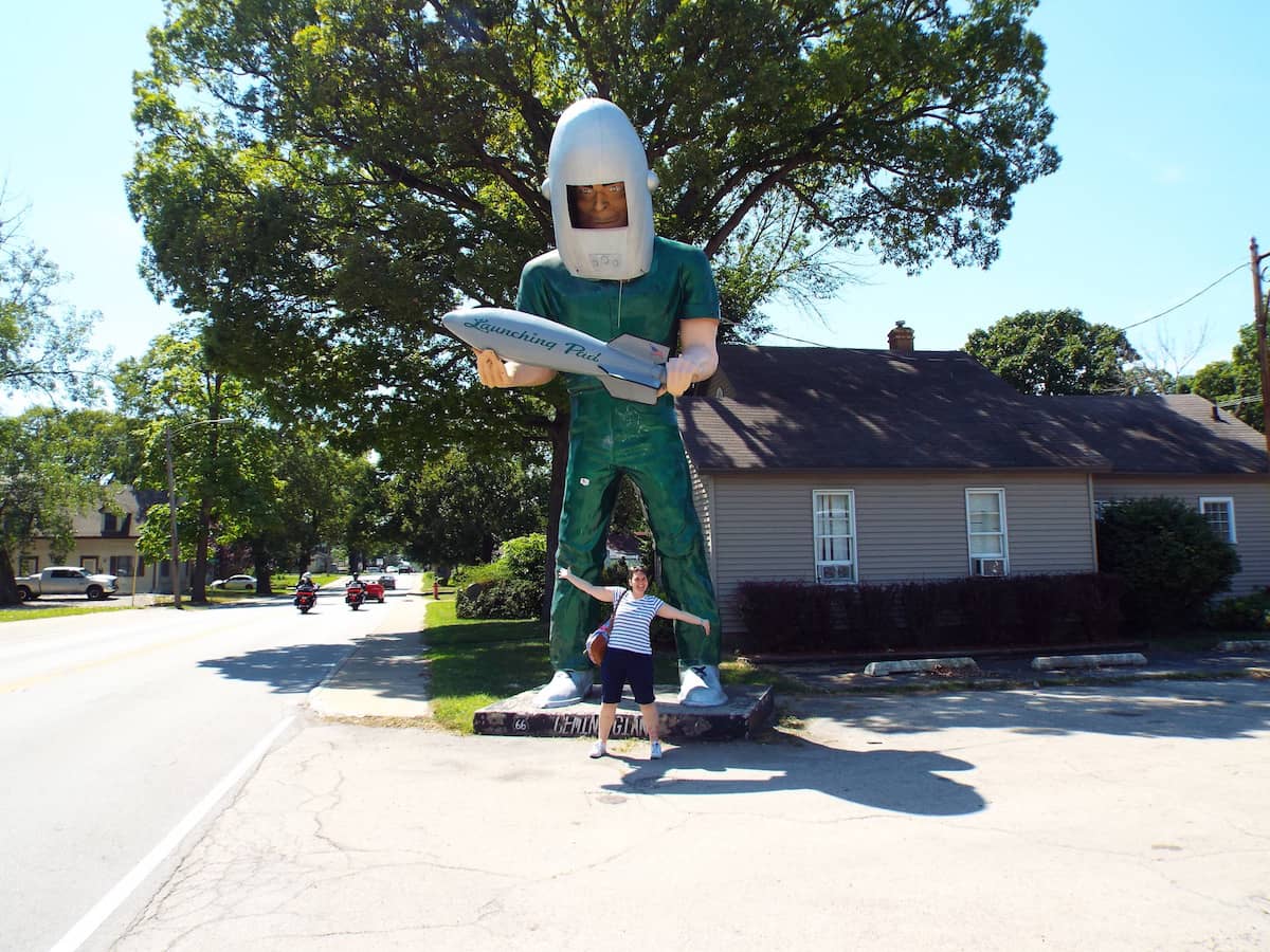 Gemini Giant at the Launching Pad Illinois Gemini Giant in Illinois Route 66