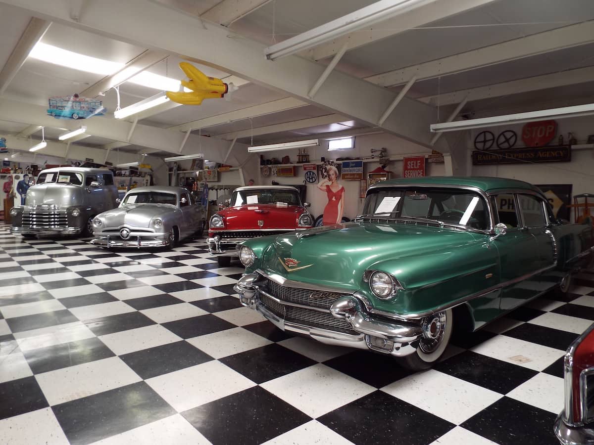 Route 66 Motor Museum in Santa Rosa New Mexico - packed full of vintage American cars and hot rods
