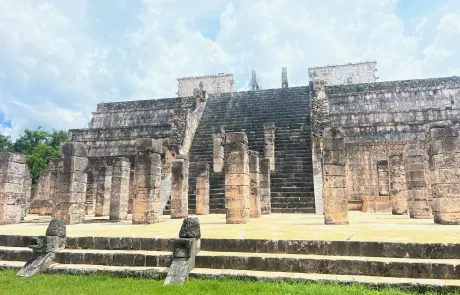 ruined temple at Chichen Itza, Mexico