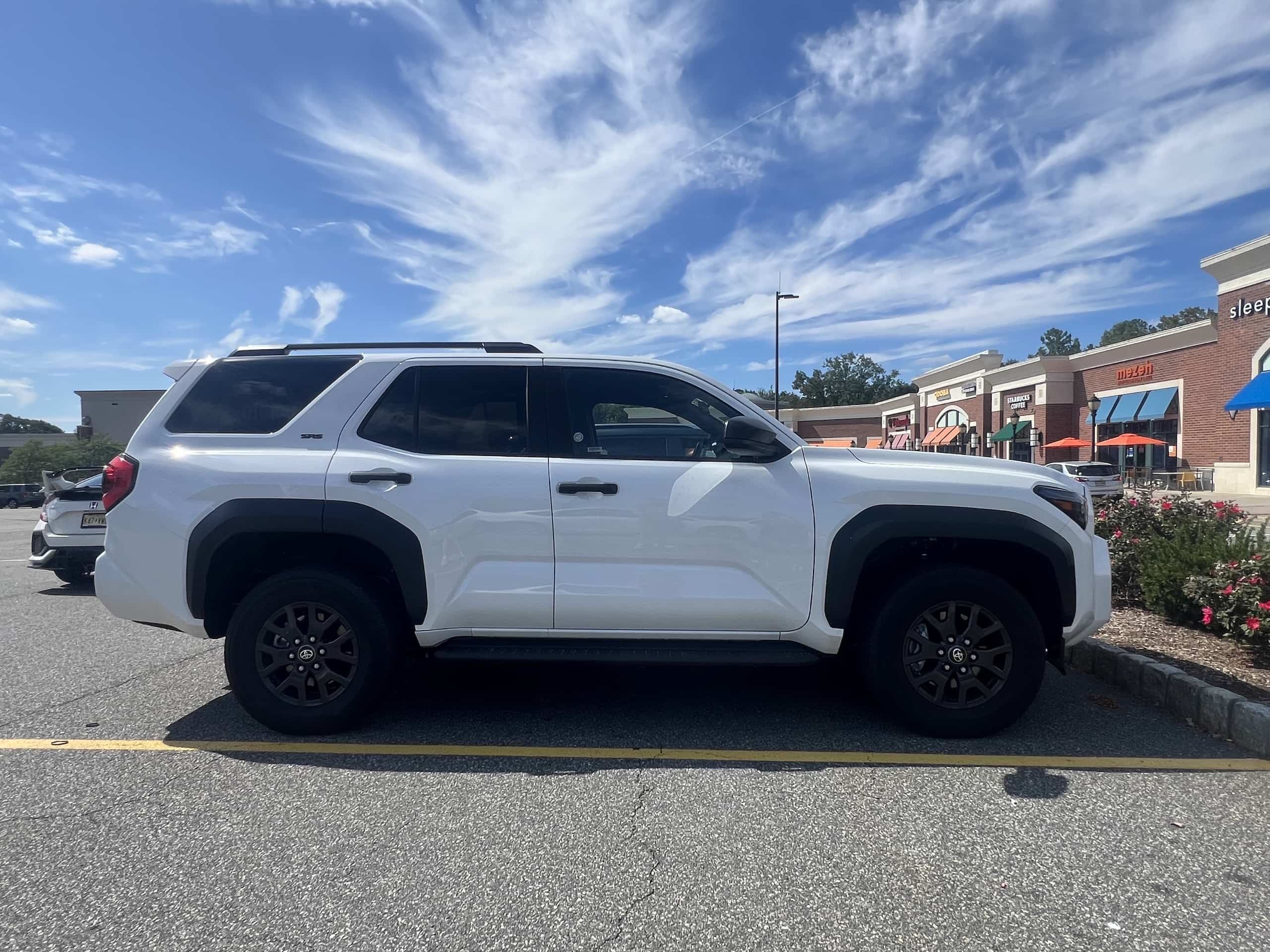 East_Coast_Roadtrip_New_York_Ithaca_a00003 a white Toyota 4Runner SUV, our rental car for our East Coast USA Road Trip