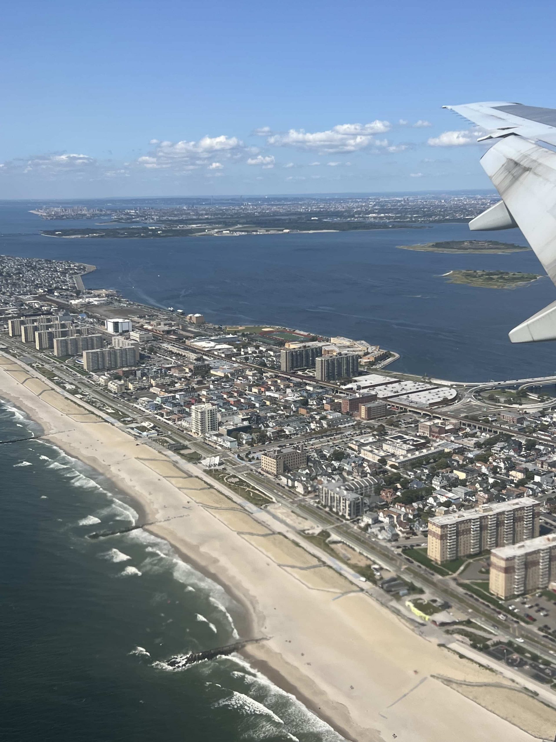 East_Coast_Roadtrip_New_York_b00001 A view of Long Island NYC from the window of a plane landing at JFK